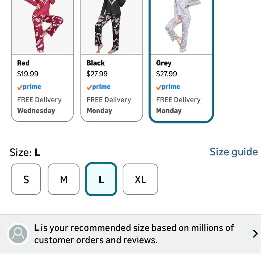 Women's Pink/Gray Pajama Set